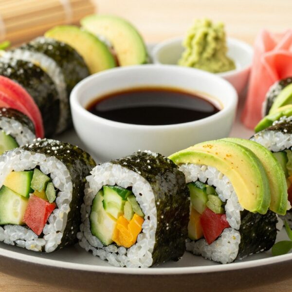 Co do sushi zamiast ryby: roślinne i bezpieczne zamienniki + pomysły na nadzienie