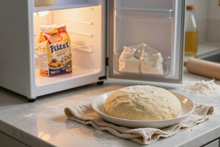 Czy ciasto na pizzę można trzymać w lodówce