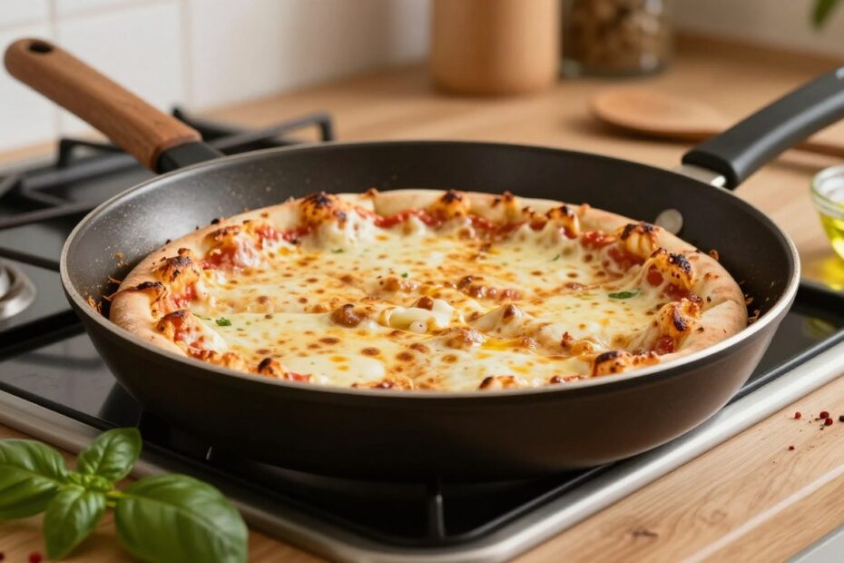Jak odgrzać pizzę na patelni