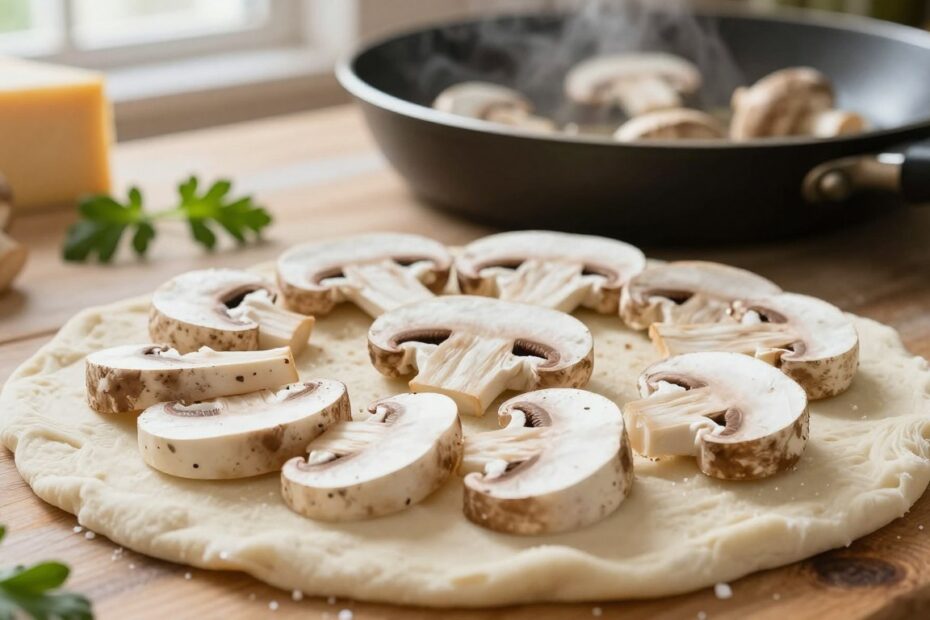 Jak przygotować pieczarki do pizzy