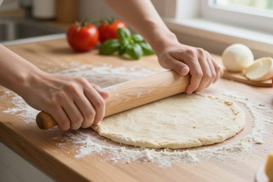 Jak rozwałkować ciasto na pizzę