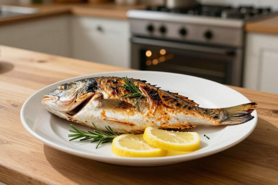 Dorada pieczona w piekarniku
