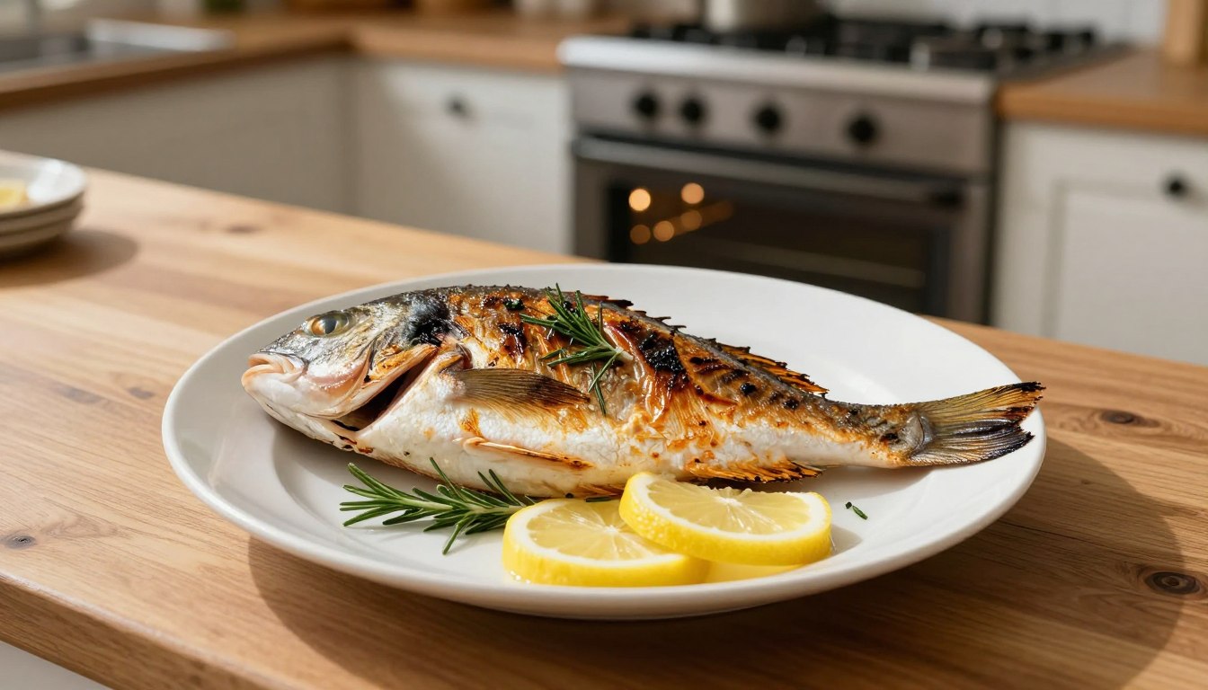 Dorada pieczona w piekarniku