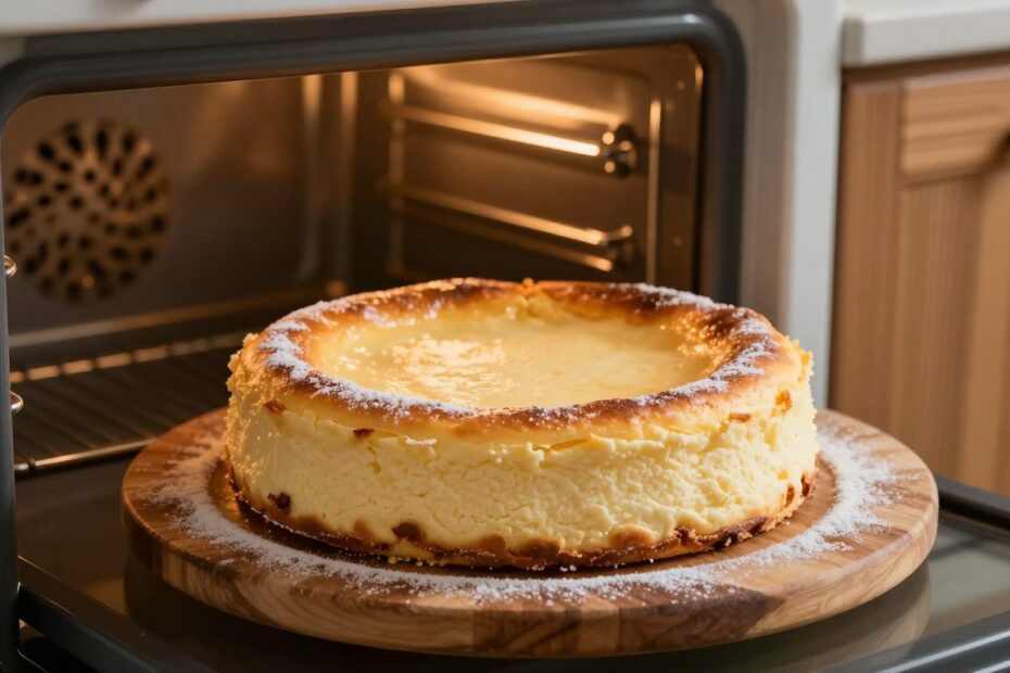 Ile trzymać sernik w piekarniku po upieczeniu