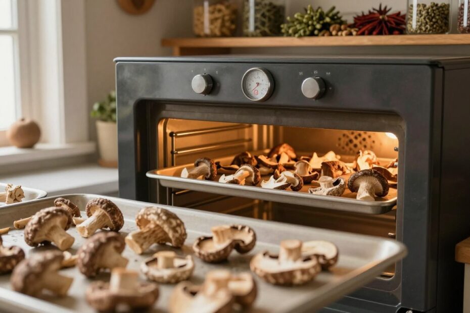 Jak długo suszyć grzyby w piekarniku