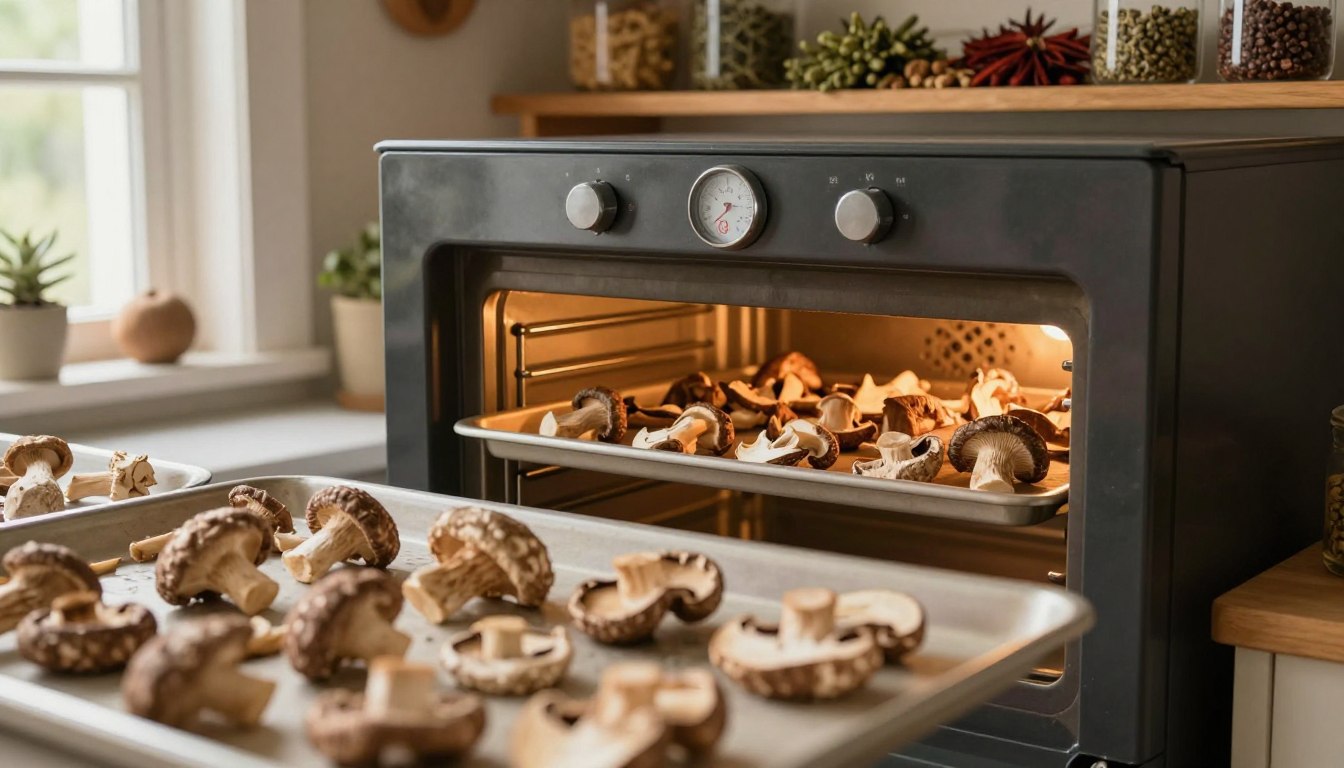 Jak długo suszyć grzyby w piekarniku