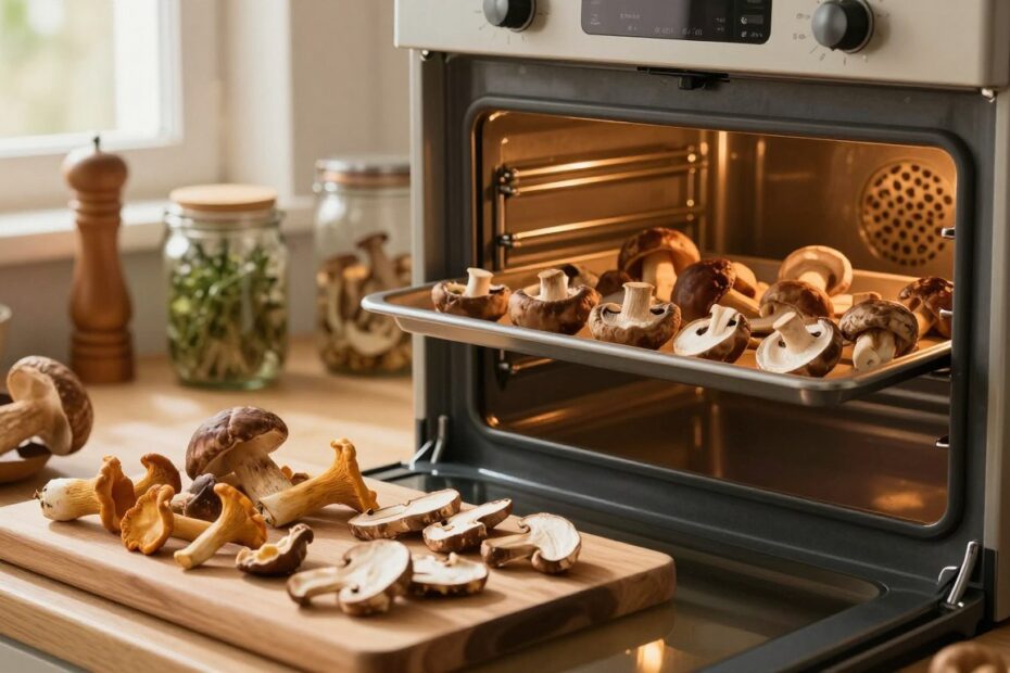 Jak suszyć grzyby w piekarniku