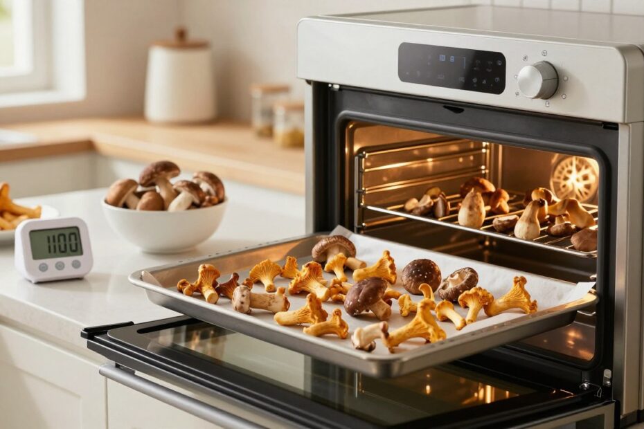 Jak suszyć grzyby w piekarniku elektrycznym