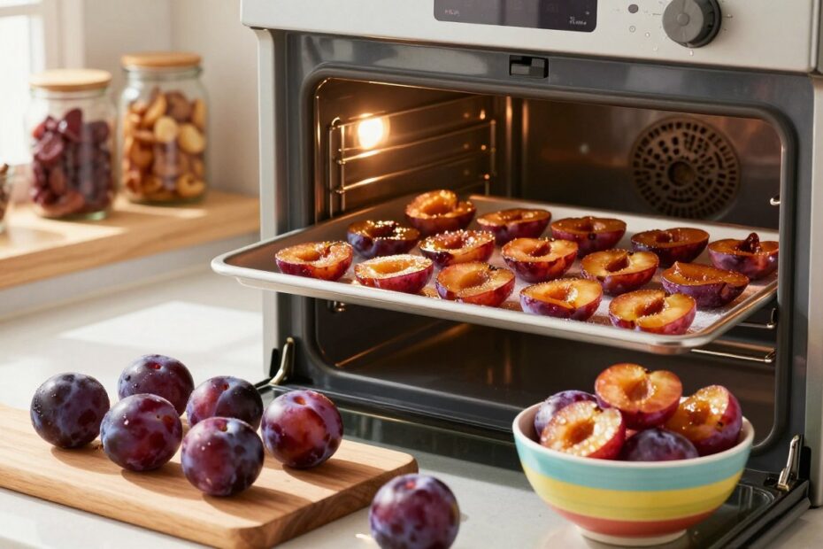 Jak suszyć śliwki w piekarniku