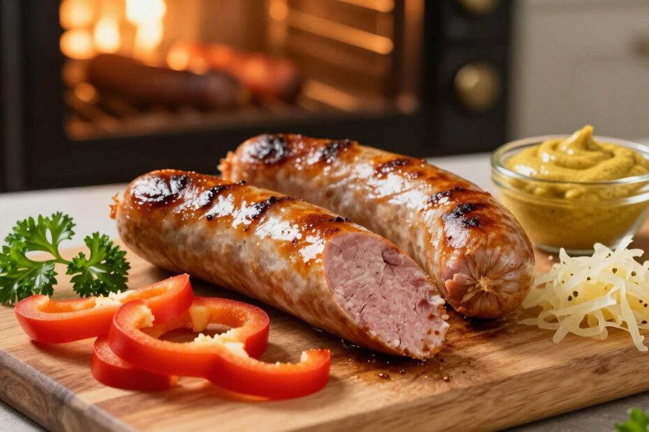 Kiełbasa pieczona w piekarniku