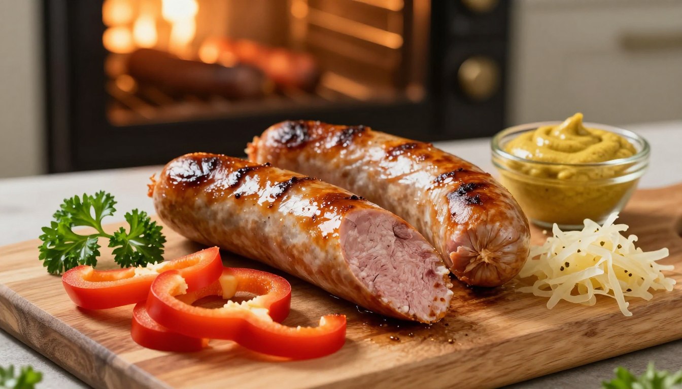 Kiełbasa pieczona w piekarniku