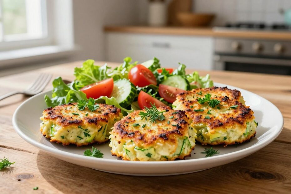 Kotlety z cukinii pieczone w piekarniku