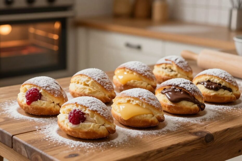 Pączki pieczone w piekarniku