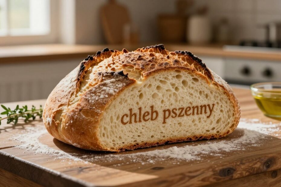 Przepis na chleb domowy pieczony w piekarniku