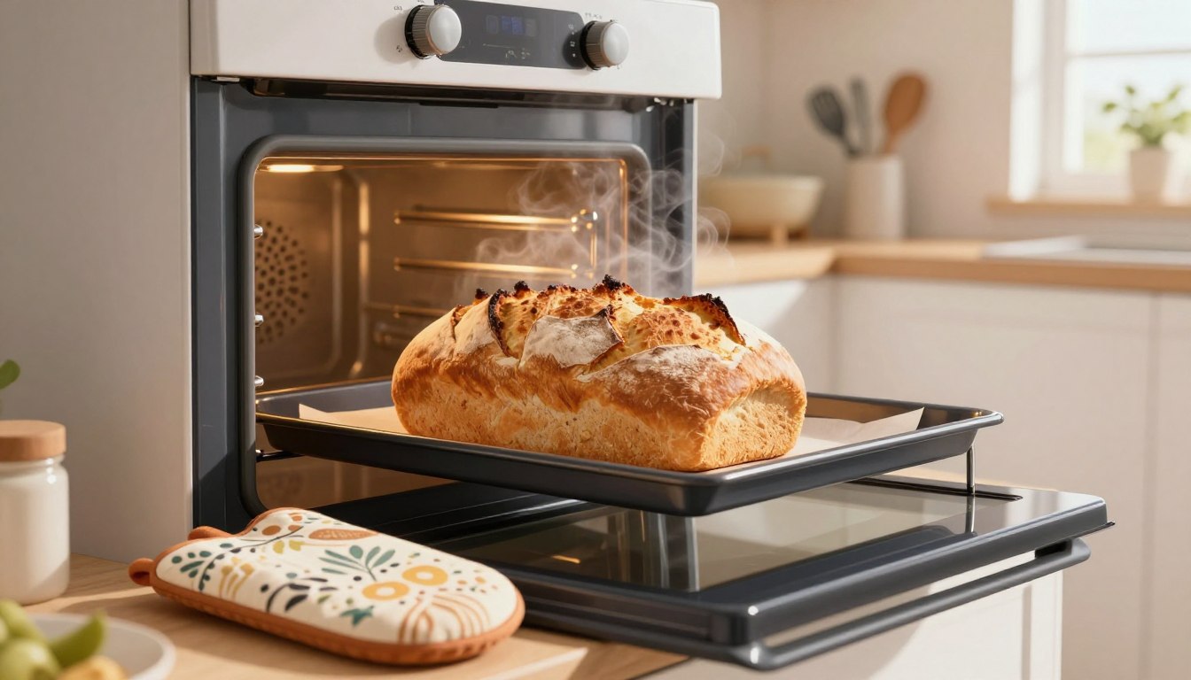 Rozmrażanie chleba w piekarniku