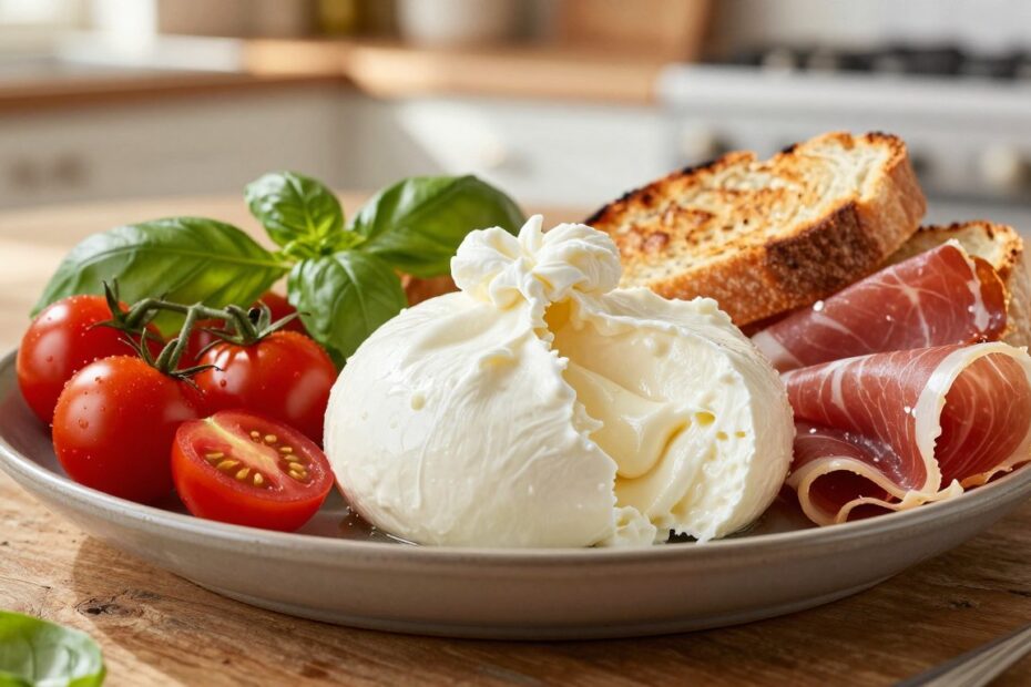 Ser Burrata z czym jeść