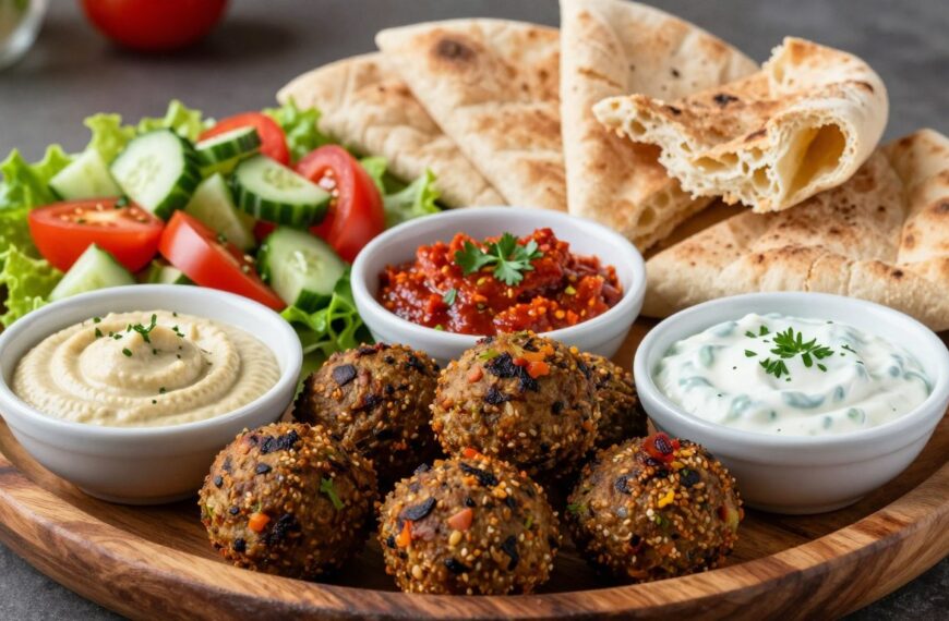 Z czym jeść falafel – sosy, sałatki i pieczywo do idealnego podania