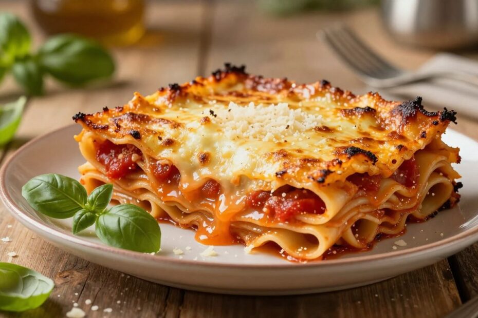 Jak długo piec lasagne