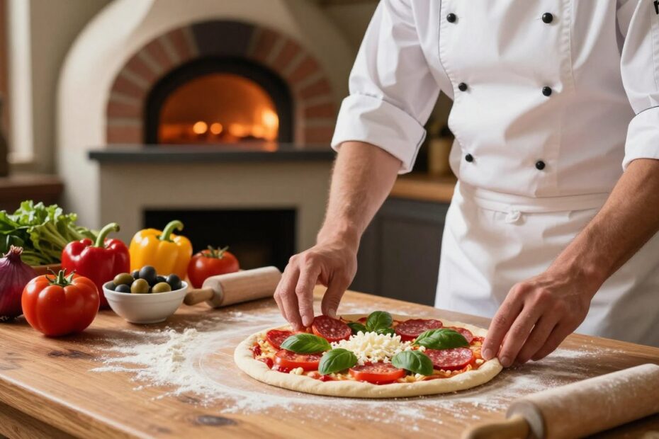 Jak układać składniki na pizzy