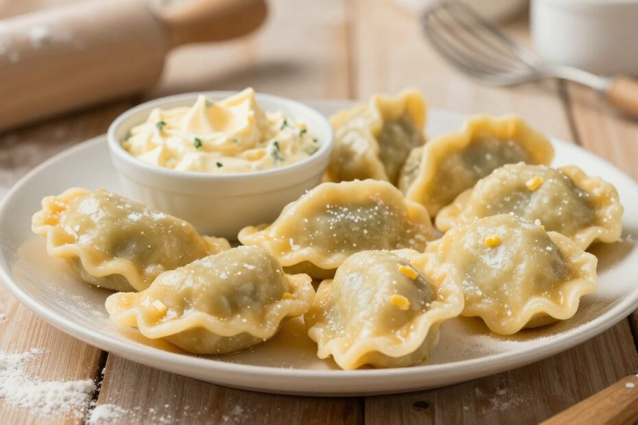 Jak zagęścić farsz do pierogów z serem