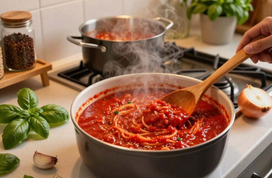 Jak zagęścić sos pomidorowy do spaghetti