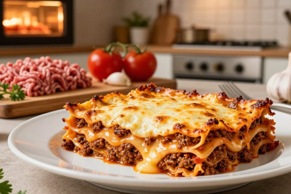 Jak zrobić lasagne z mięsem mielonym i sosem bolognese