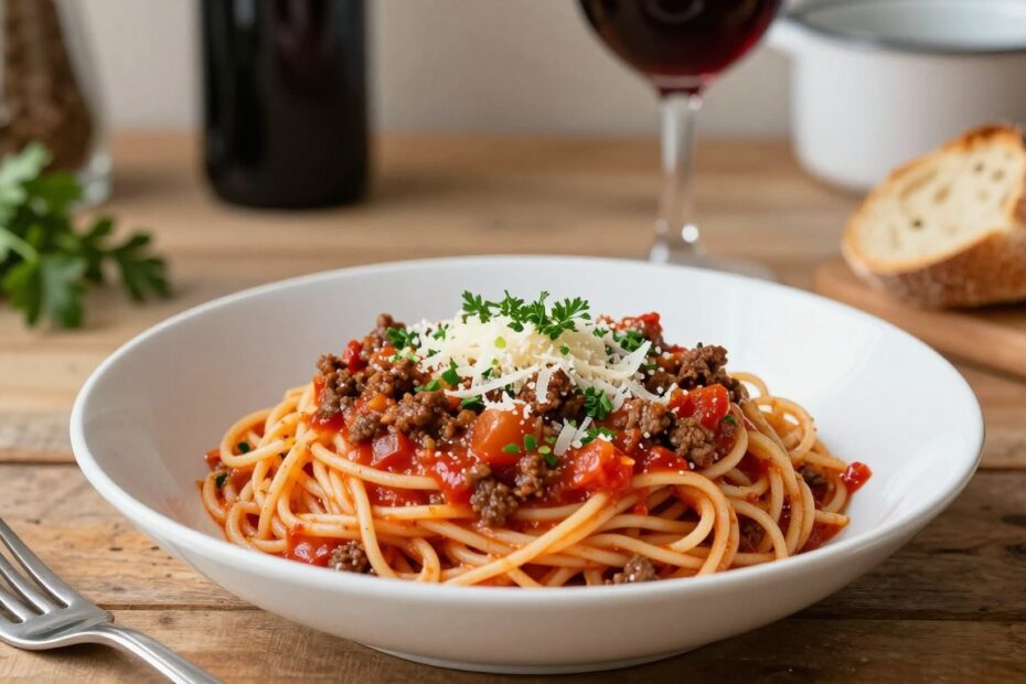 Jak zrobić spaghetti z mięsem mielonym