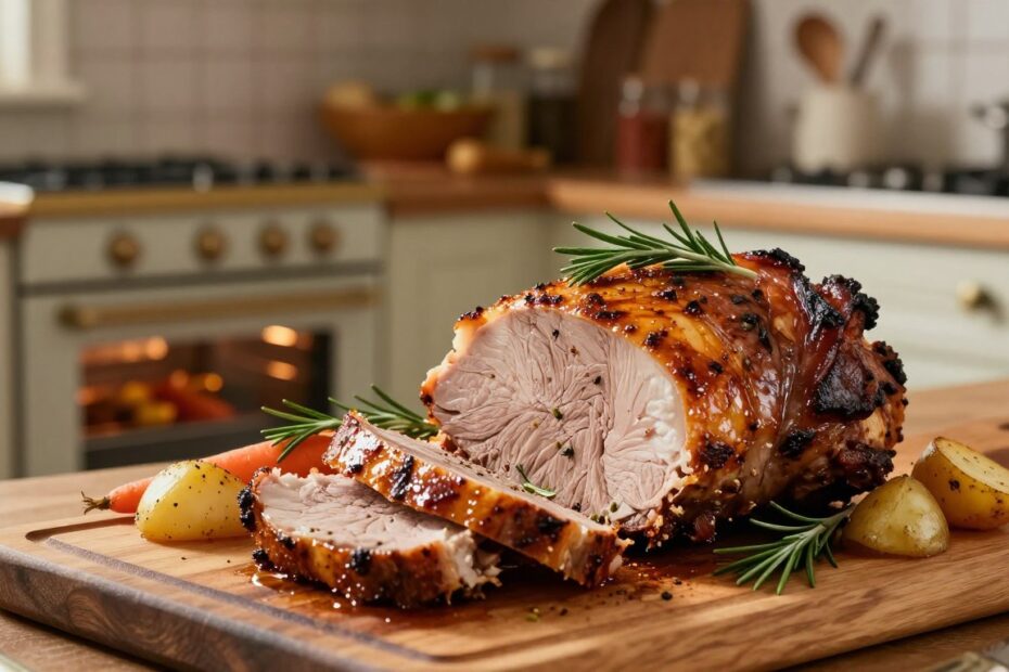 Schab pieczony w piekarniku