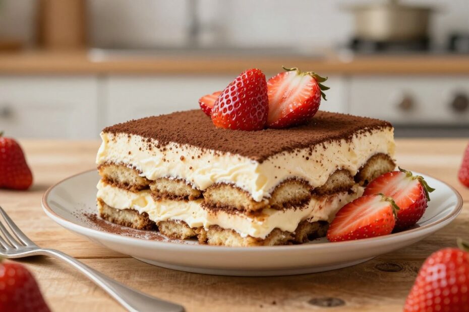Tiramisu z truskawkami